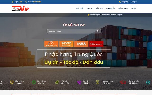 Tiện ích đặt hàng Nhập Hàng Vip  from Chrome web store to be run with OffiDocs Chromium online