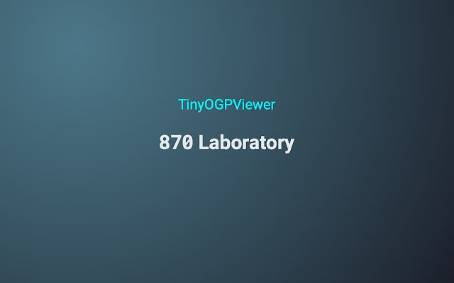 TinyOGPViewer  from Chrome web store to be run with OffiDocs Chromium online