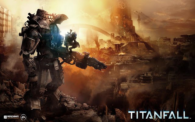 Тема Titanfall 1366x768 из интернет-магазина Chrome будет запускаться с онлайн-версией OffiDocs Chromium