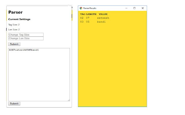 TLV Parser de la tienda web de Chrome se ejecutará con OffiDocs Chromium en línea