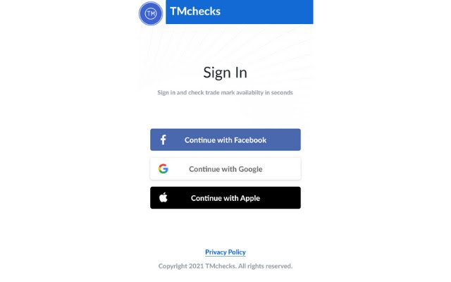 TMChecks extension  from Chrome web store to be run with OffiDocs Chromium online