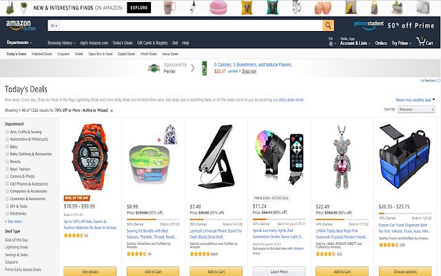 Todays Deals Amazon  from Chrome web store to be run with OffiDocs Chromium online