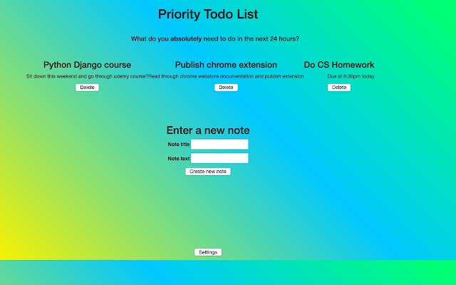 Todo list planner  from Chrome web store to be run with OffiDocs Chromium online