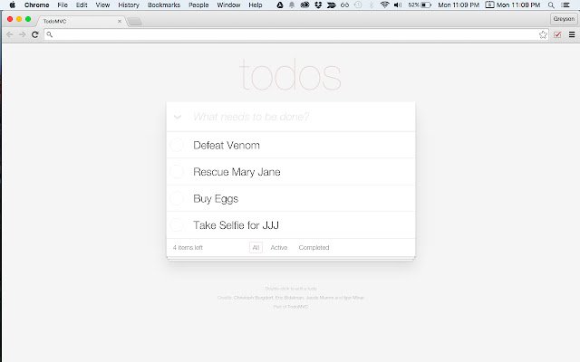 TodoMVC  from Chrome web store to be run with OffiDocs Chromium online