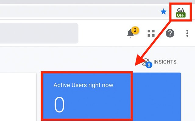 Toggle Google Analytics Tracking  from Chrome web store to be run with OffiDocs Chromium online