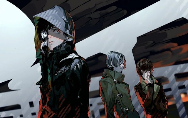 Tokyo Ghoul Theme aus dem Chrome Web Store zur Ausführung mit OffiDocs Chromium online