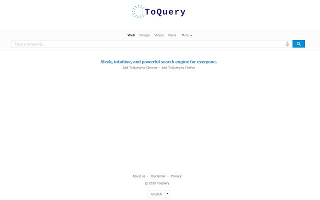 ToQuery search engine  from Chrome web store to be run with OffiDocs Chromium online