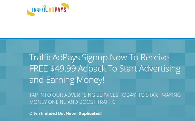 TrafficAdPays  from Chrome web store to be run with OffiDocs Chromium online