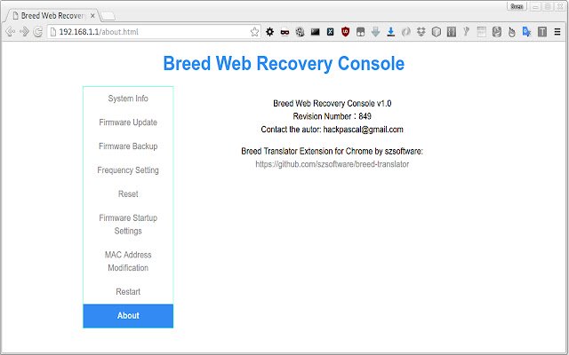 Translator for the Breed Bootloader  from Chrome web store to be run with OffiDocs Chromium online