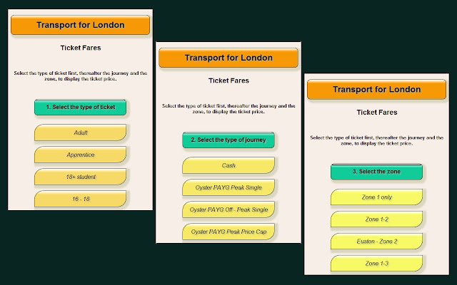 Transport for London 2014 Ticket Fares  from Chrome web store to be run with OffiDocs Chromium online