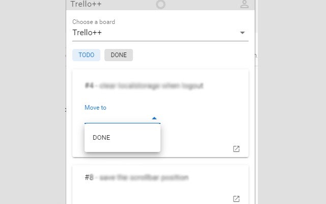 Trello++  from Chrome web store to be run with OffiDocs Chromium online