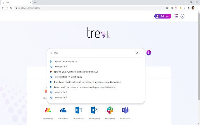 trevi your cloud  from Chrome web store to be run with OffiDocs Chromium online