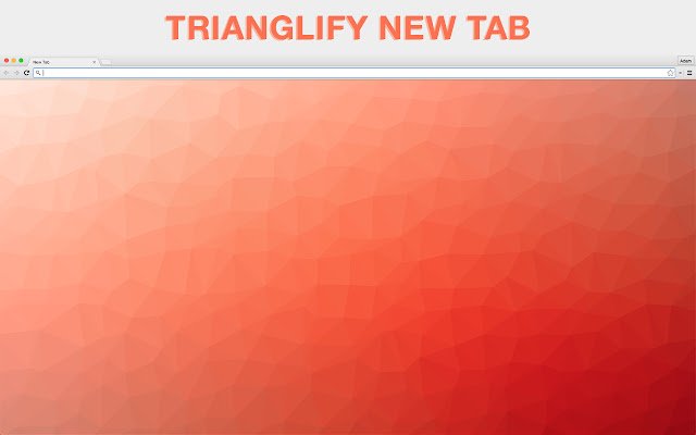 Trianglify New Tab  from Chrome web store to be run with OffiDocs Chromium online