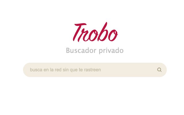 TROBO Buscador Privado  from Chrome web store to be run with OffiDocs Chromium online