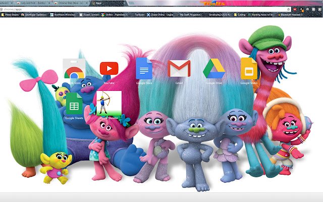 Troll Family Trolls Dreamworks HD Theme  from Chrome web store to be run with OffiDocs Chromium online