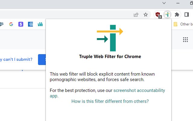 Веб-фильтр Truple для Chrome из интернет-магазина Chrome будет работать с OffiDocs Chromium онлайн