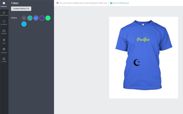 T shirt Design Maker  from Chrome web store to be run with OffiDocs Chromium online