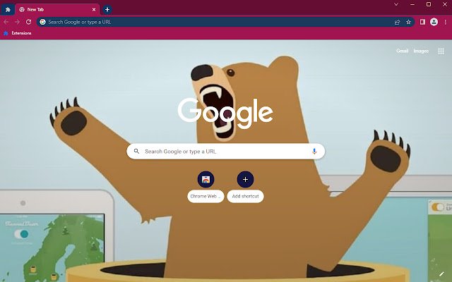 Tunnelbear For PC, Windows  Mac Cool Theme  from Chrome web store to be run with OffiDocs Chromium online