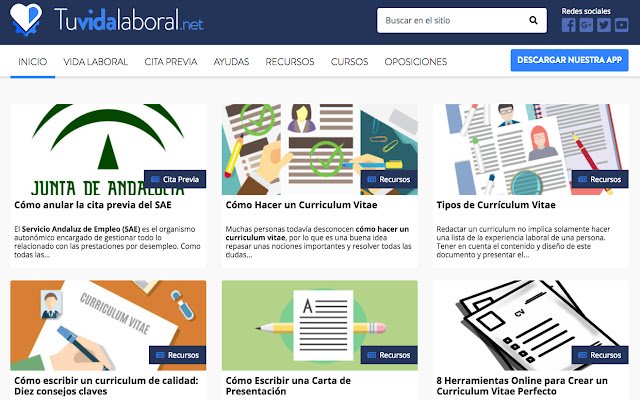 Tu Vida Laboral  from Chrome web store to be run with OffiDocs Chromium online