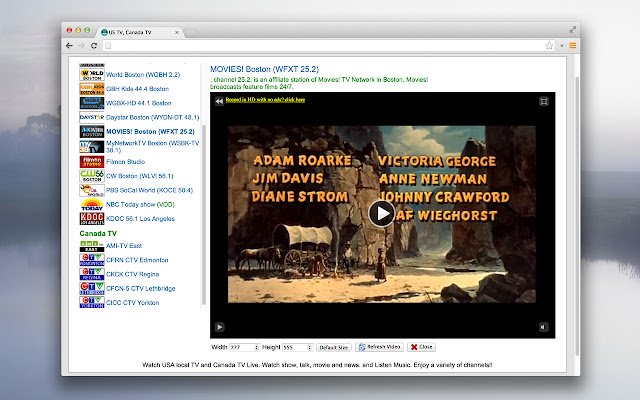 TV Live  from Chrome web store to be run with OffiDocs Chromium online