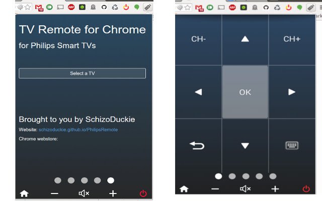 TV Remote for Philips Smart TV  from Chrome web store to be run with OffiDocs Chromium online