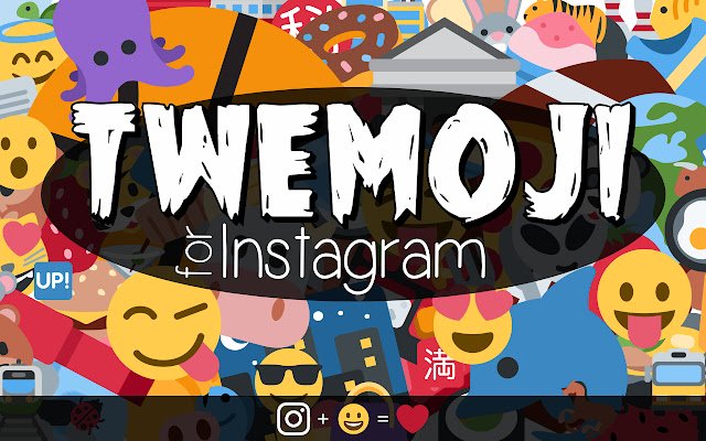 Twemoji for Instagram  from Chrome web store to be run with OffiDocs Chromium online