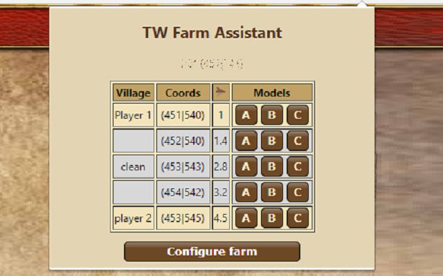 TW Farm Assistant  from Chrome web store to be run with OffiDocs Chromium online