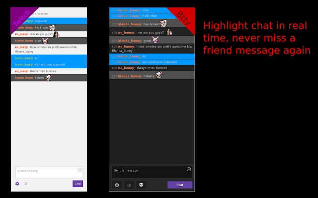 Twitch Favorites  from Chrome web store to be run with OffiDocs Chromium online