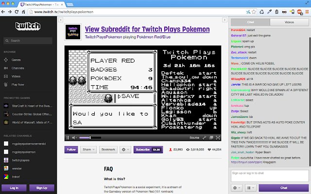 Twitch Plays Pokemon Chat Fix  from Chrome web store to be run with OffiDocs Chromium online