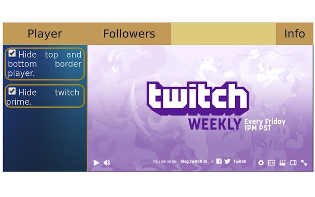 twitch setting(twutch)  from Chrome web store to be run with OffiDocs Chromium online