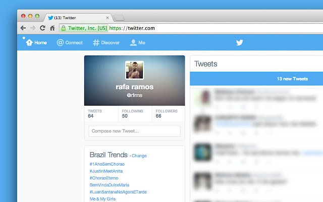 Twittenhancer  from Chrome web store to be run with OffiDocs Chromium online