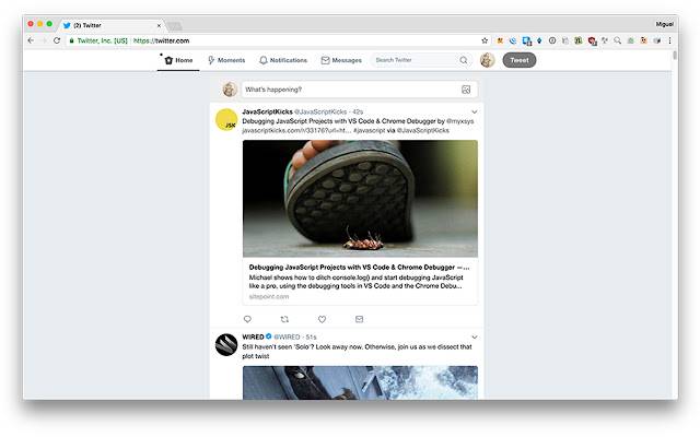 Twitter Declutter من متجر Chrome الإلكتروني ليتم تشغيله باستخدام OffiDocs Chromium عبر الإنترنت