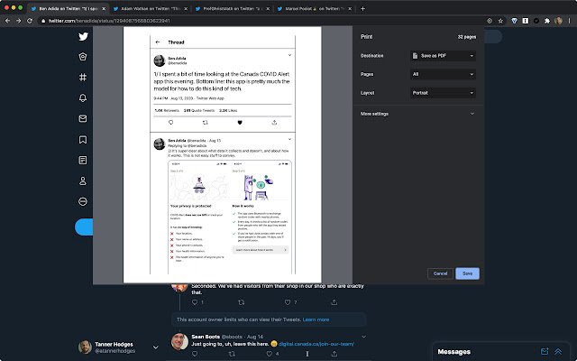 Twitter Print Styles  from Chrome web store to be run with OffiDocs Chromium online