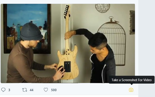 Twitter Video Screenshot  from Chrome web store to be run with OffiDocs Chromium online