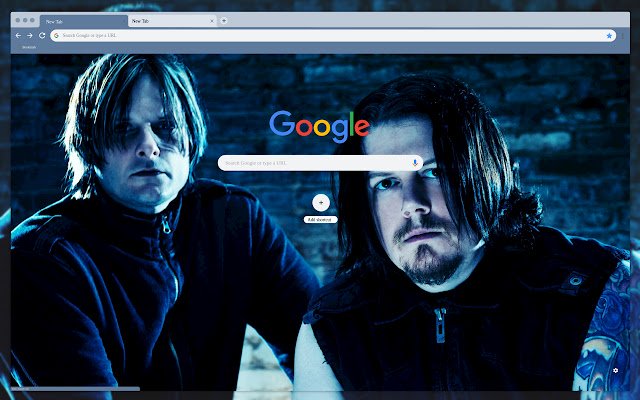 Two guys on blue  from Chrome web store to be run with OffiDocs Chromium online