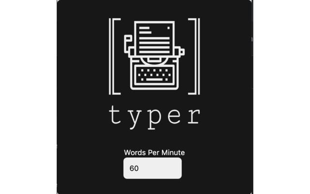 Typer  from Chrome web store to be run with OffiDocs Chromium online