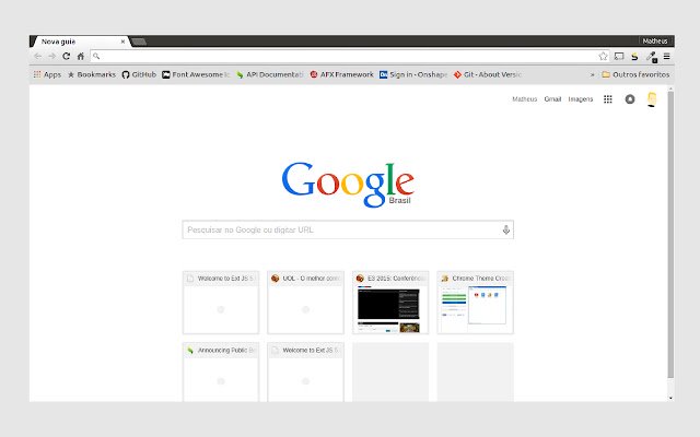 Tema Ubuntu Ambience dal Chrome Web Store da eseguire con OffiDocs Chromium online