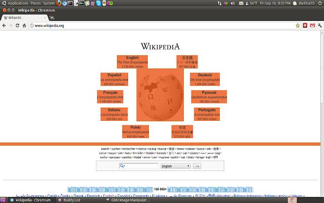 Màu lựa chọn Ubuntu Orange từ cửa hàng Chrome trực tuyến sẽ được chạy với OffiDocs Chromium trực tuyến