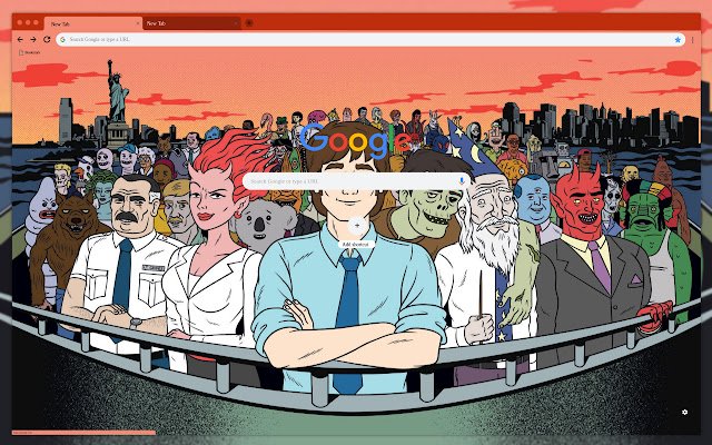 Ugly Americans  from Chrome web store to be run with OffiDocs Chromium online