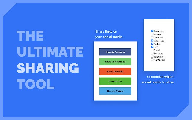 Ultimate Sharing Tool for Social Media  from Chrome web store to be run with OffiDocs Chromium online