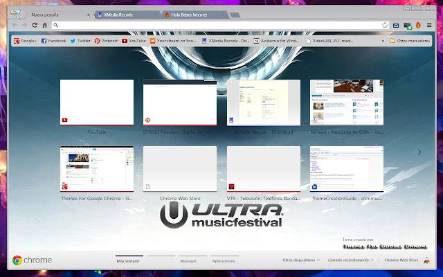 جشنواره Ultra Music 2012 از فروشگاه وب Chrome با OffiDocs Chromium به صورت آنلاین اجرا می شود