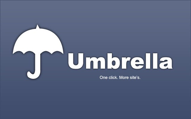 Umbrella จาก Chrome เว็บสโตร์ที่จะใช้งานร่วมกับ OffiDocs Chromium ออนไลน์