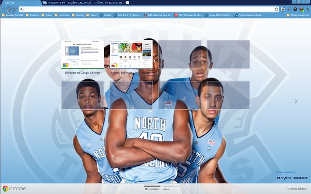 UNC Tar Heels 1280x720  from Chrome web store to be run with OffiDocs Chromium online