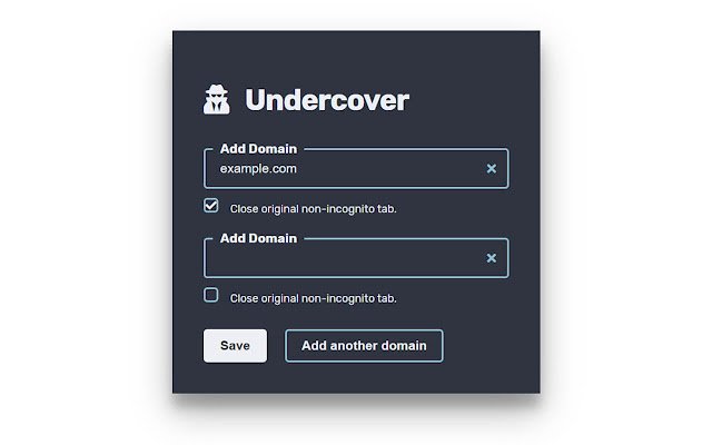 Undercover  from Chrome web store to be run with OffiDocs Chromium online