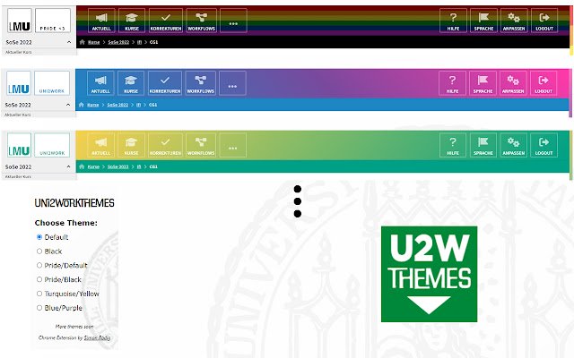 Uni2WorkThemes จาก Chrome เว็บสโตร์ที่จะทำงานร่วมกับ OffiDocs Chromium ออนไลน์