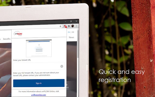 uniFLOW Online  from Chrome web store to be run with OffiDocs Chromium online