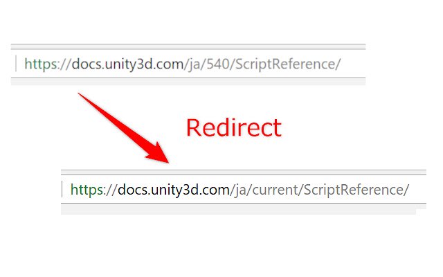 Unity Docs Redirector  from Chrome web store to be run with OffiDocs Chromium online