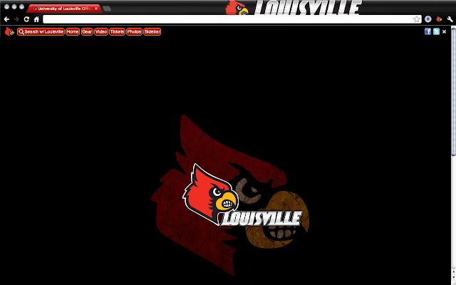 University of Louisville Theme  from Chrome web store to be run with OffiDocs Chromium online