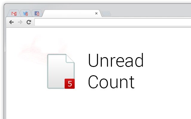 Unread Count  from Chrome web store to be run with OffiDocs Chromium online