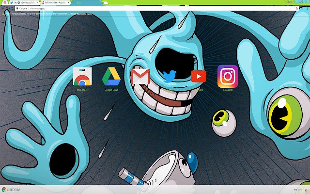 Updated CUPHEAD | New three eyed Blue MONSTER  from Chrome web store to be run with OffiDocs Chromium online